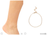 High-Tech Texture - Gold Anklet