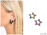 In A Galaxy STAR, STAR Away - Multi Hinge Hoop Earring