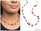 Natural Nuance - Red Necklace