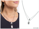 Half of My Heart - White Necklace