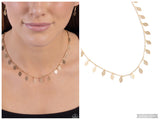 LEAF a Light On - Gold Necklace