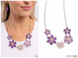 Dragonfly Decadence - Purple Necklace