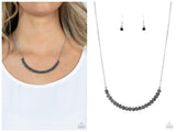 Dicey Demure - Silver Necklace
