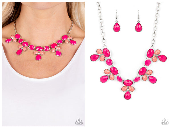 Midsummer Meadow - Pink Necklace