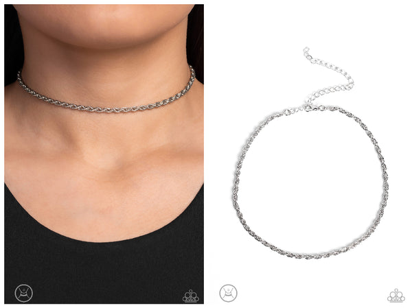 Glimmer of ROPE - Silver Choker