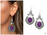 Panama Palace - Purple Earring