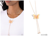 Suspended Shades - Rose Gold Necklace