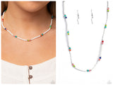 Tis the SEA-SUN - White Necklace