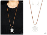 Rural Reflection - Brown Necklace