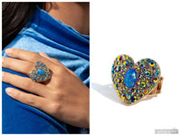 Bejeweled Beau - Blue Ring