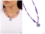 Pearly Possession - Purple Necklace