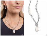 Courting Cosmopolitan - White Necklace