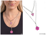 Childhood Charms - Pink Necklace