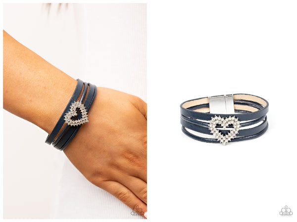 Wildly in Love - Blue Bracelet