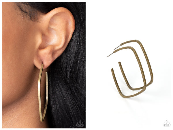 Major Flex - Brass Hoop Earring