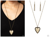 Stony Summer - Brass Necklace