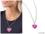 Romantic Gesture - Pink Necklace