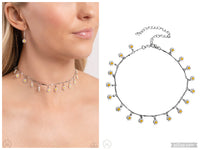 Delicate Display - White Choker