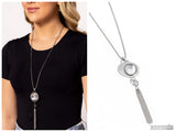 Rotating Radiance - White Necklace
