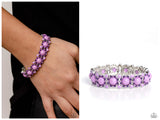 Pop Art Party - Purple Bracelet