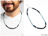 Volcanic Valiance - Blue Necklace