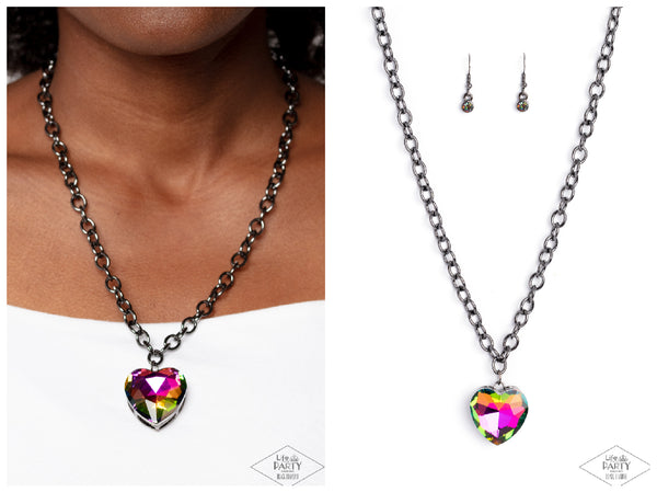 Flirtatiously Flashy - Multi Necklace