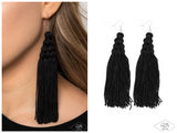 Magic Carpet Ride - Black Earring