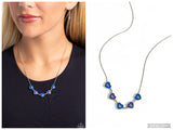 ECLECTIC Heart - Blue Necklace