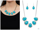 Ethereal Exaggerations - Blue Necklace
