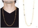 Interference - Gold Necklace
