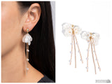 Graceful Gesture - Gold Post Earring