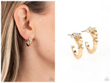 Starfish Showpiece - Gold Hoop Earring