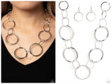 Shimmering Symphony - Silver Necklace
