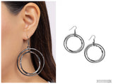 Rebel Rotation - Black Earring
