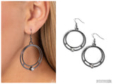 Refined Rotation - Black Earring