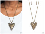 Radiant Romeo - Brass Necklace