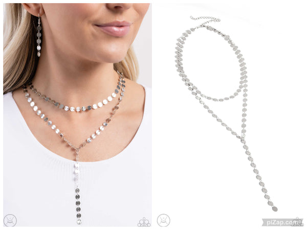 Reeling in Radiance - Silver Choker