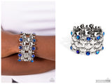Hammered Headliner - Blue Bracelet