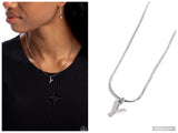 Seize the Initial - Silver Initial Necklace - Y