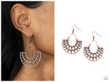 Solar Surge - Copper Earring