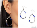 Shop Till You DROPLET - Blue Earring