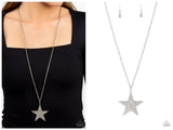 Rock Star Sparkle - White Necklace