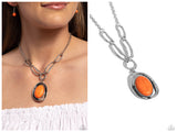 Sandstone Stroll - Orange Necklace