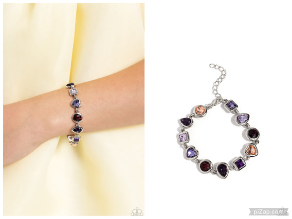 Actively Abstract - Purple Bracelet