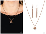 Stamped Sentiment - Copper Necklace