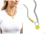 Mismatched Mayhem - Yellow Necklace
