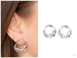 Imperfect Illumination - White Post Earring