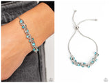 Intertwined Illusion - Blue Bracelet