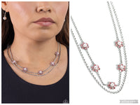 A SQUARE Beauty - Pink Necklace