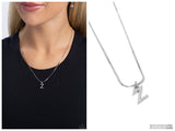 Seize the Initial - Silver Initial Necklace - Z